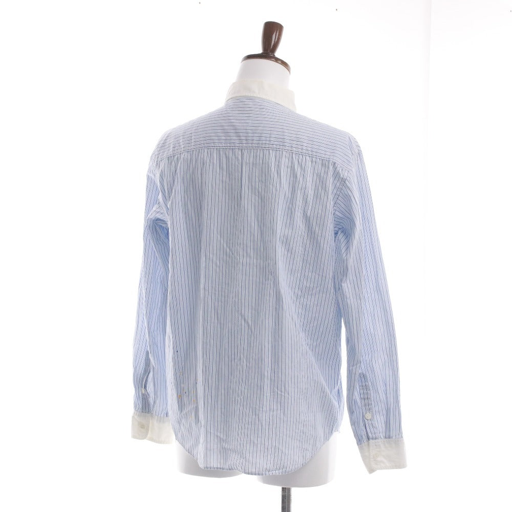 ■ ネイバーフッド NEIGHBORHOOD シャツ 長袖 トップス Tie Stripe / C-SHIRT LS ストライプ ペイント メンズ M ブルー
