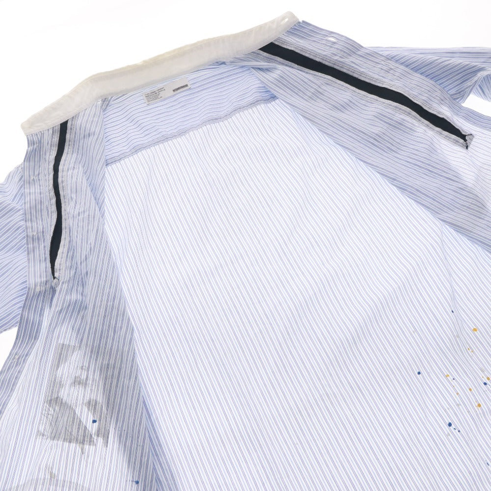 ■ ネイバーフッド NEIGHBORHOOD シャツ 長袖 トップス Tie Stripe / C-SHIRT LS ストライプ ペイント メンズ M ブルー