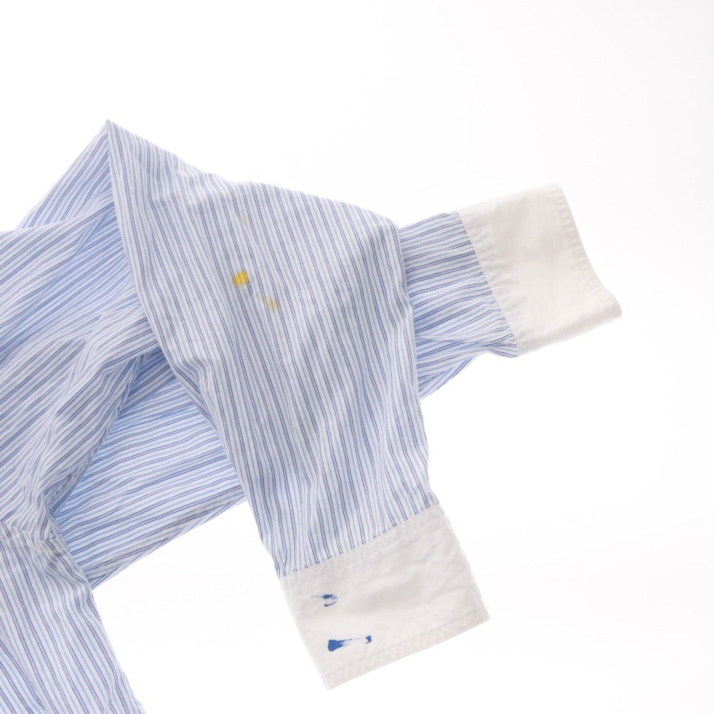■ ネイバーフッド NEIGHBORHOOD シャツ 長袖 トップス Tie Stripe / C-SHIRT LS ストライプ ペイント メンズ M ブルー