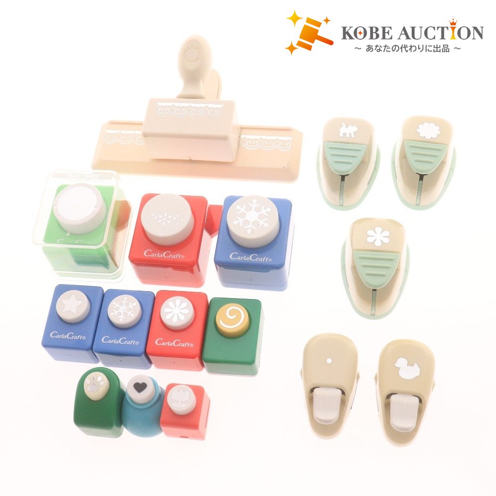 ■ マーサスチュワート 等 クラフトパンチ 16点セット まとめ売り ハート チューリップ 雪 等