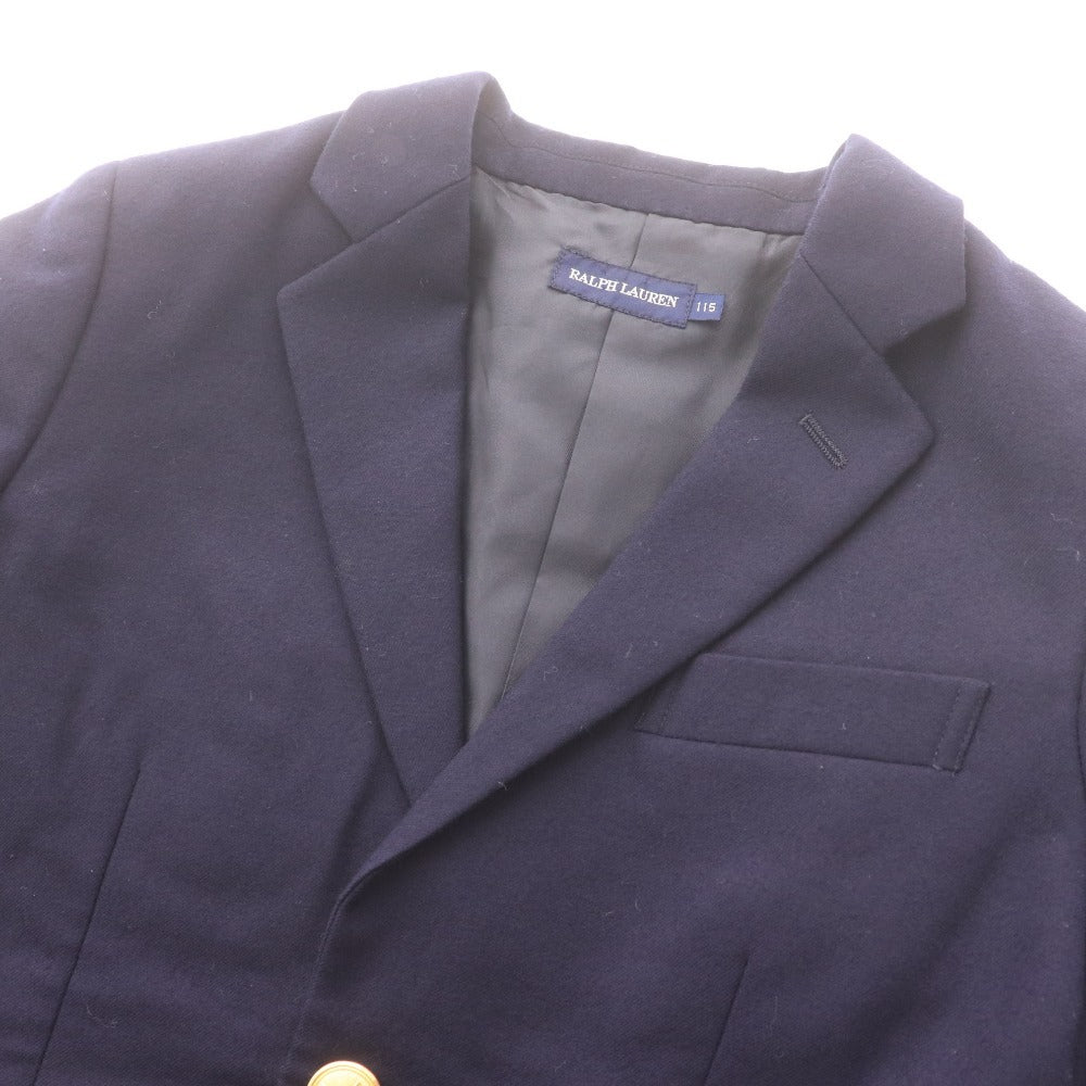 ■ ラルフローレン ブレザー ジャケット 金ボタン フォーマル キッズ 男の子 115 ネイビー