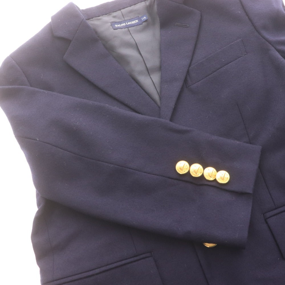 ■ ラルフローレン ブレザー ジャケット 金ボタン フォーマル キッズ 男の子 115 ネイビー