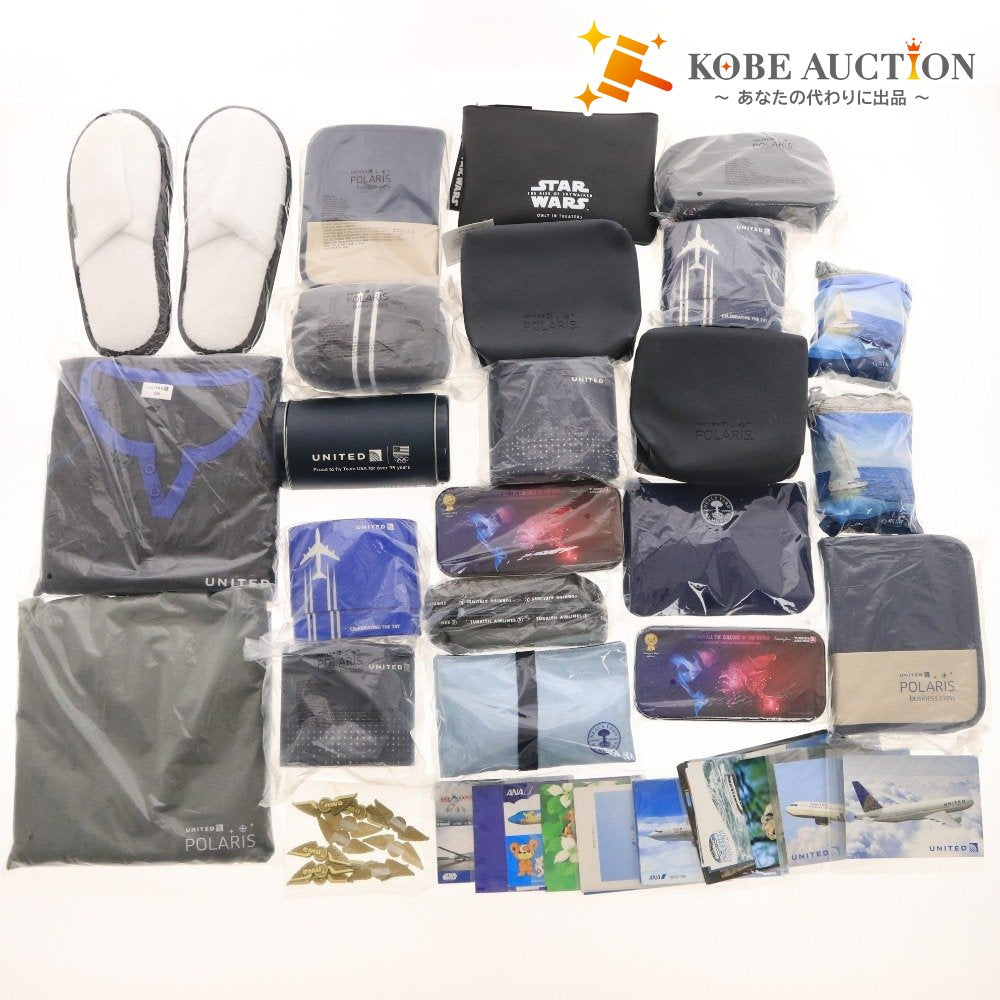 ■ ユナイテッド航空 ANA ターキッシュエアラインズ カタール航空 等 アメニティ グッズ 等 大量セット まとめ売り 非売品 新品 未使用