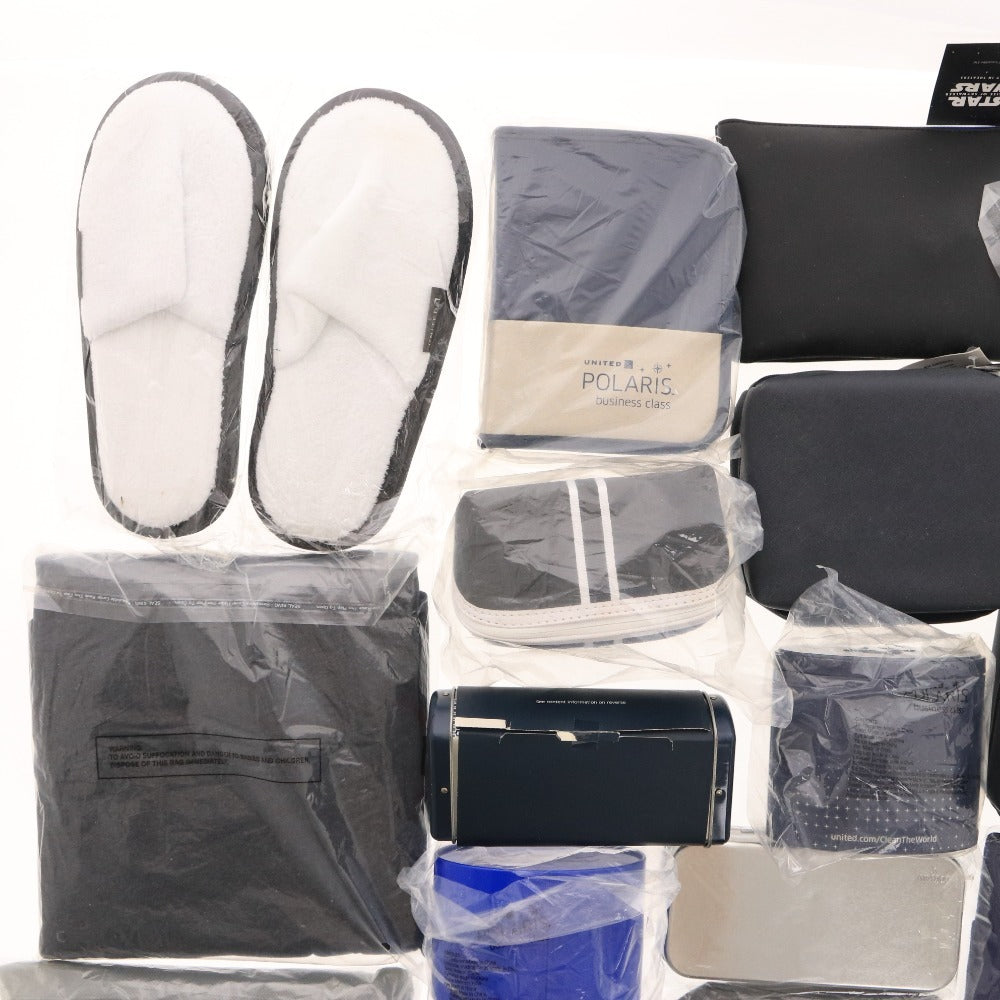 ■ ユナイテッド航空 ANA ターキッシュエアラインズ カタール航空 等 アメニティ グッズ 等 大量セット まとめ売り 非売品 新品 未使用
