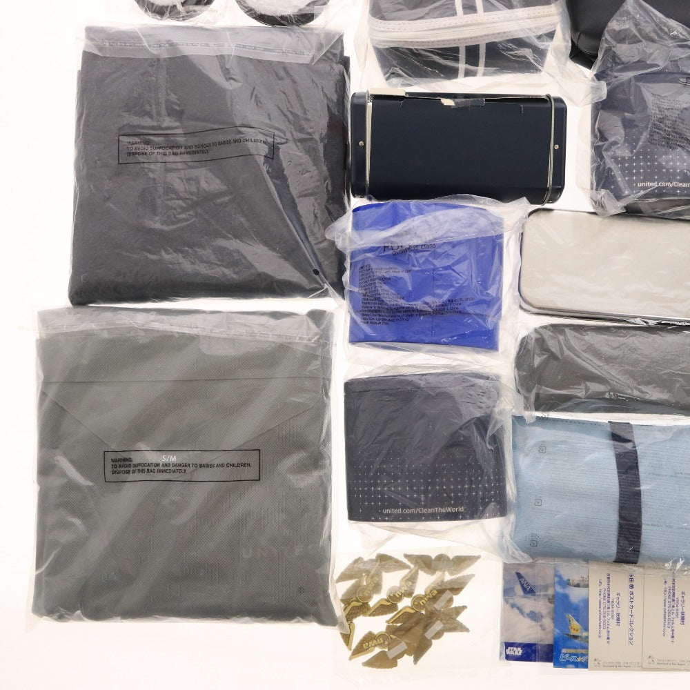 ■ ユナイテッド航空 ANA ターキッシュエアラインズ カタール航空 等 アメニティ グッズ 等 大量セット まとめ売り 非売品 新品 未使用