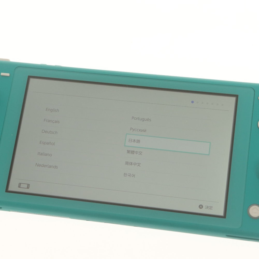 ■ ニンテンドースイッチ ライト HDH-S-BAZAA ゲーム機 ターコイズ 通電確認済み 付属品付き
