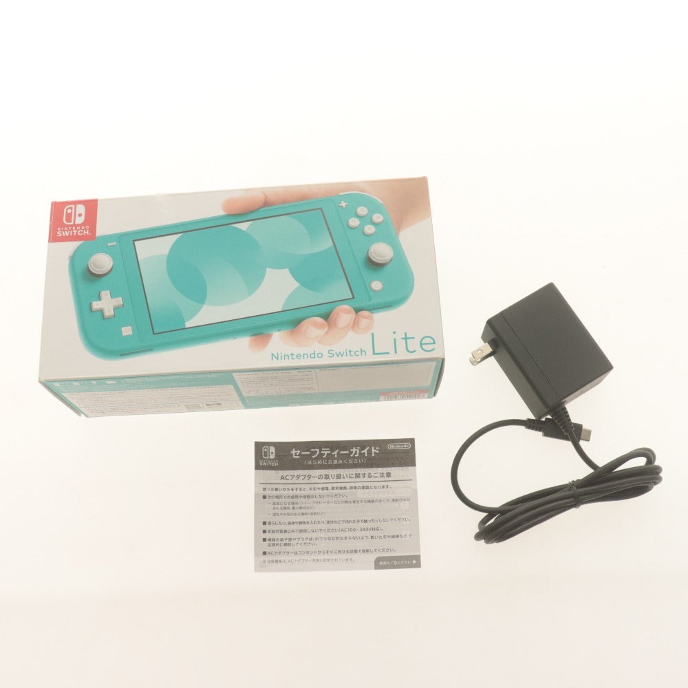 ■ ニンテンドースイッチ ライト HDH-S-BAZAA ゲーム機 ターコイズ 通電確認済み 付属品付き