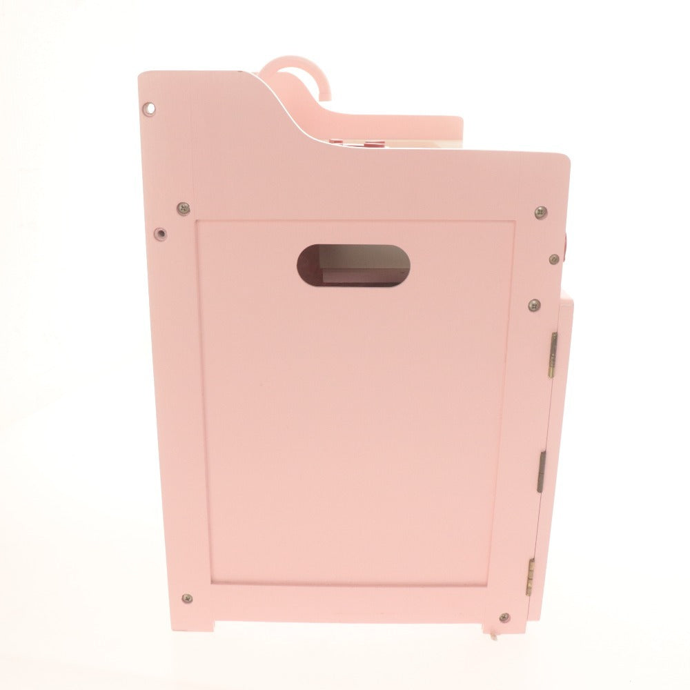 ■ マザーガーデン ままごとキッチンセット おもちゃ 野いちご 木製 鍋 包丁 まな板 等 ピンク レッド