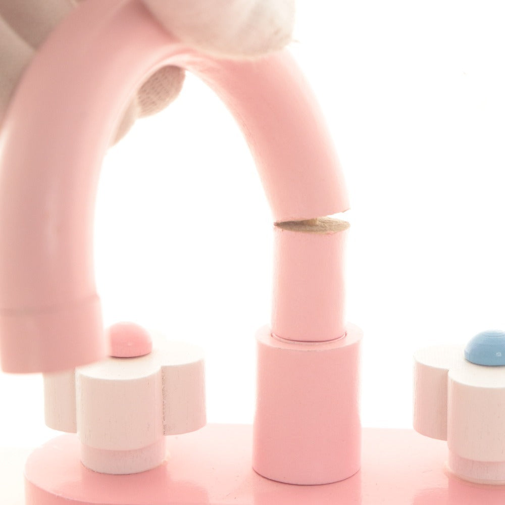 ■ マザーガーデン ままごとキッチンセット おもちゃ 野いちご 木製 鍋 包丁 まな板 等 ピンク レッド