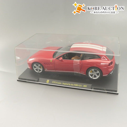 ■ Bburago ブラーゴ ミニカー フェラーリ GTC4 Lusso Inspired by the F2003-GA 2003 1/24 レッド 赤 モデルカー 自動車模型 ケース付き