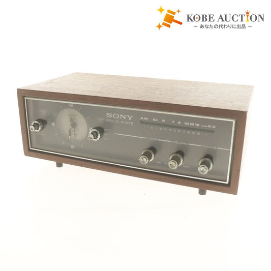 ■ SONY ソニー AMラジオ 時計 8RC-49 1967年 木製 ヴィンテージ クロックラジオ 昭和レトロ 動作確認済み