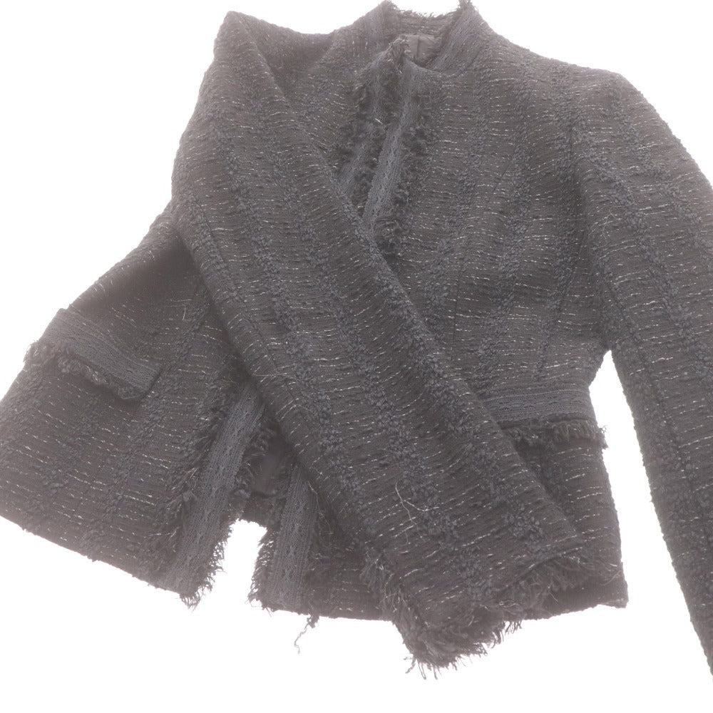 ■ アナイ セットアップ ジャケット タイトスカート トップス ボトムス ツイード レディース 38 ブラック