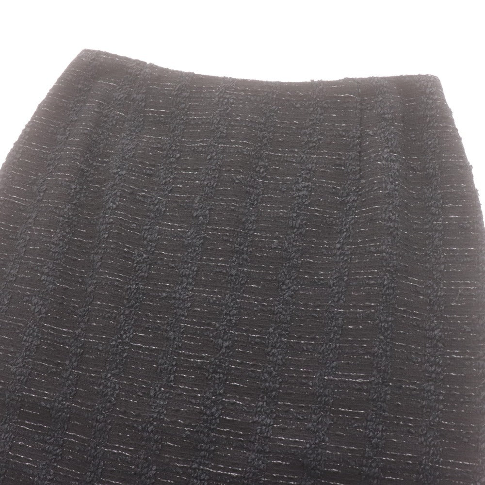 ■ アナイ セットアップ ジャケット タイトスカート トップス ボトムス ツイード レディース 38 ブラック