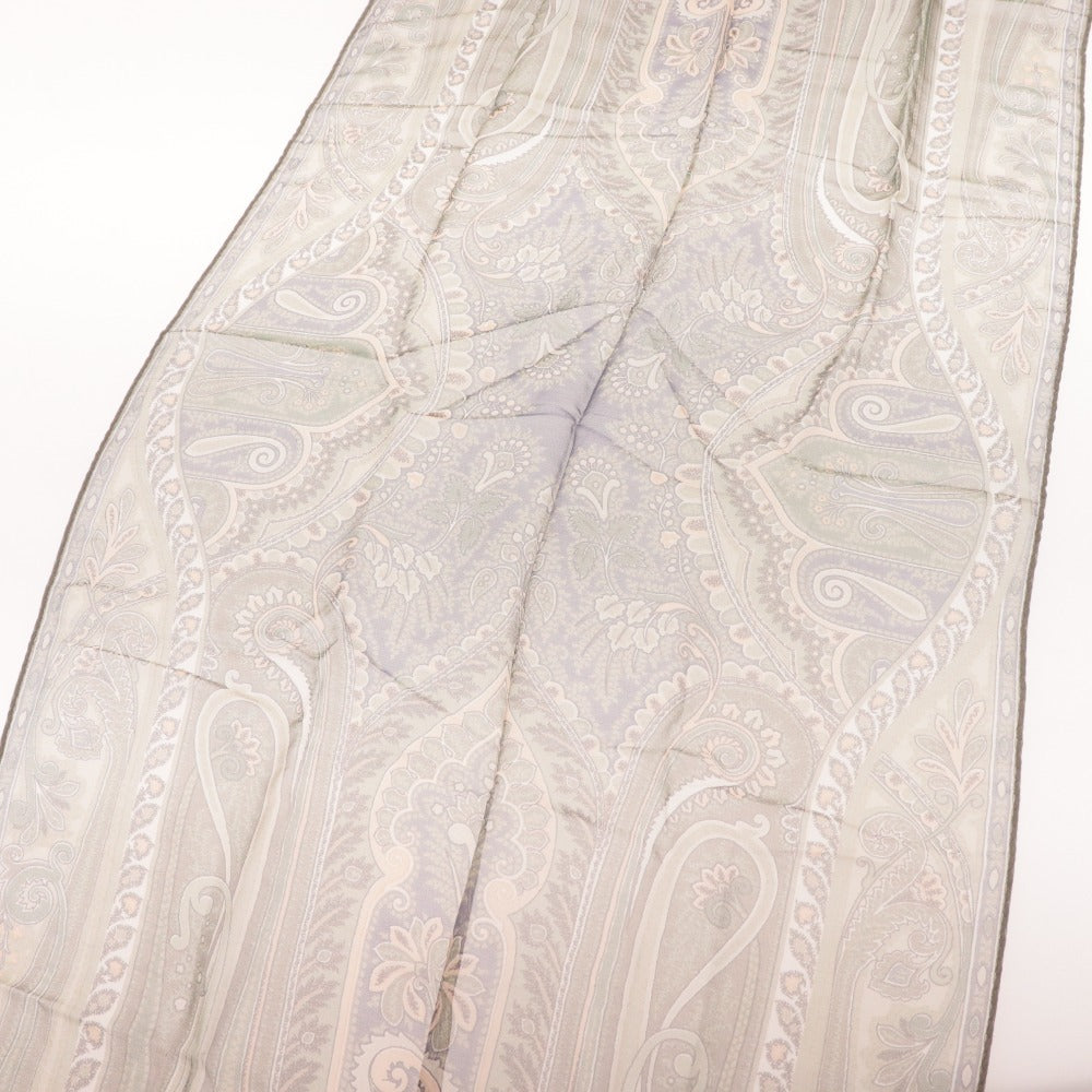 ■ エトロ スカーフ ファッション小物 ペイズリー レディース グリーン系 袋付き