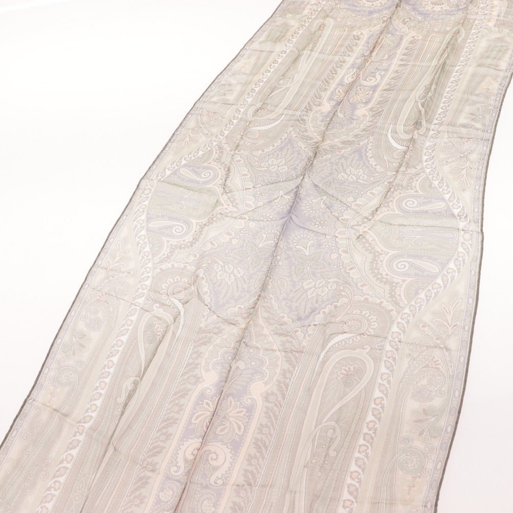 ■ エトロ スカーフ ファッション小物 ペイズリー レディース グリーン系 袋付き