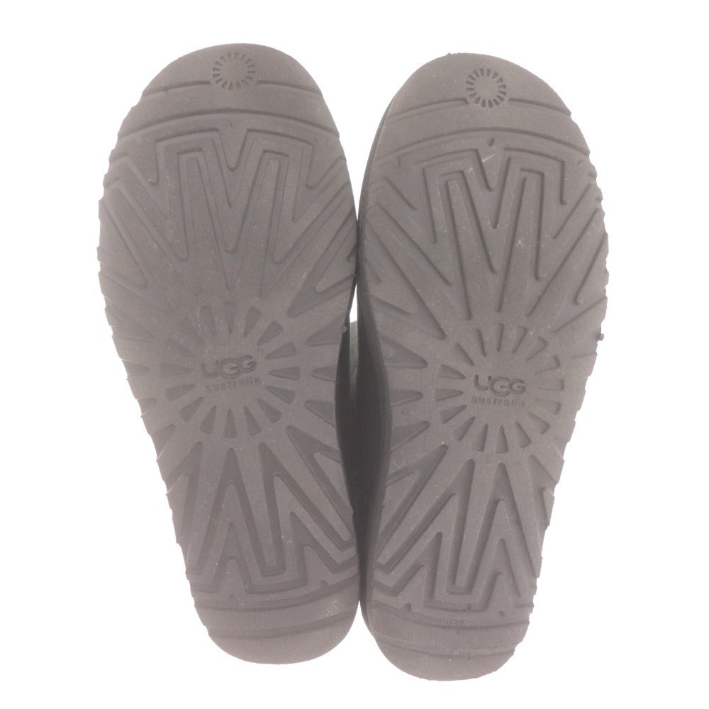 ■ アグ UGG ブーツ 靴 ベイリー ボタン ブリング スワロフスキー ラインストーン レディース 24cm ブラック 箱付き