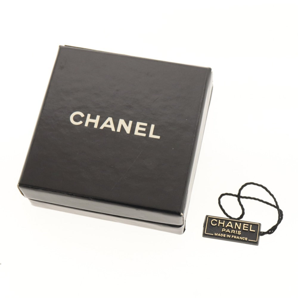 ■ CHANEL Brooch Accessory Cambon 31 Logo Plate Women's Gold with Box