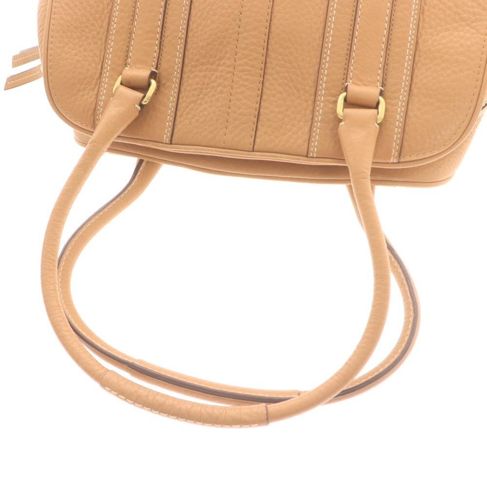 ■ Coach handbag, mini Boston bag, women's, beige, with accessories