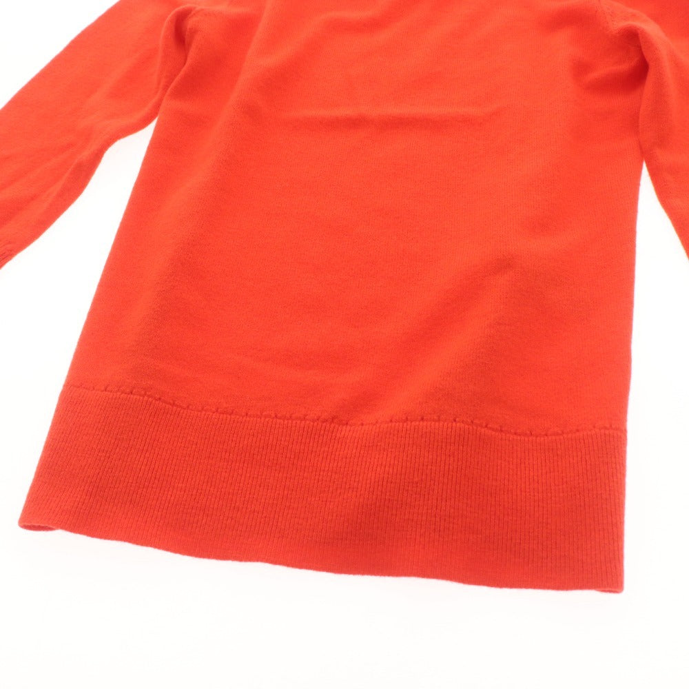 ■ ケイトスペード ニット セーター 長袖 トップス リボン レディース XS オレンジ