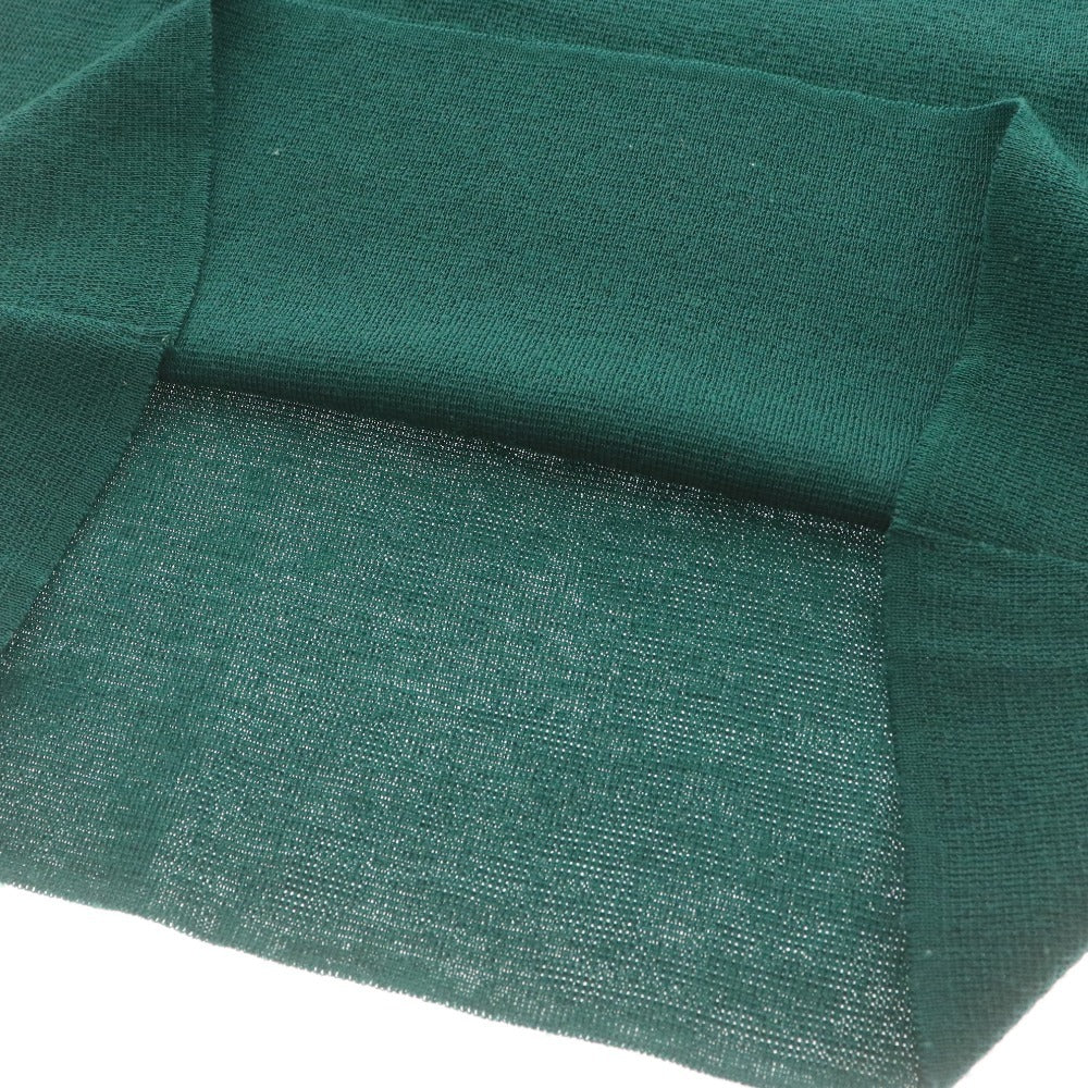 ■ エムズグレイシー ニット セーター 長袖 トップス ハイネック フラワー レディース 38 （M相当） グリーン