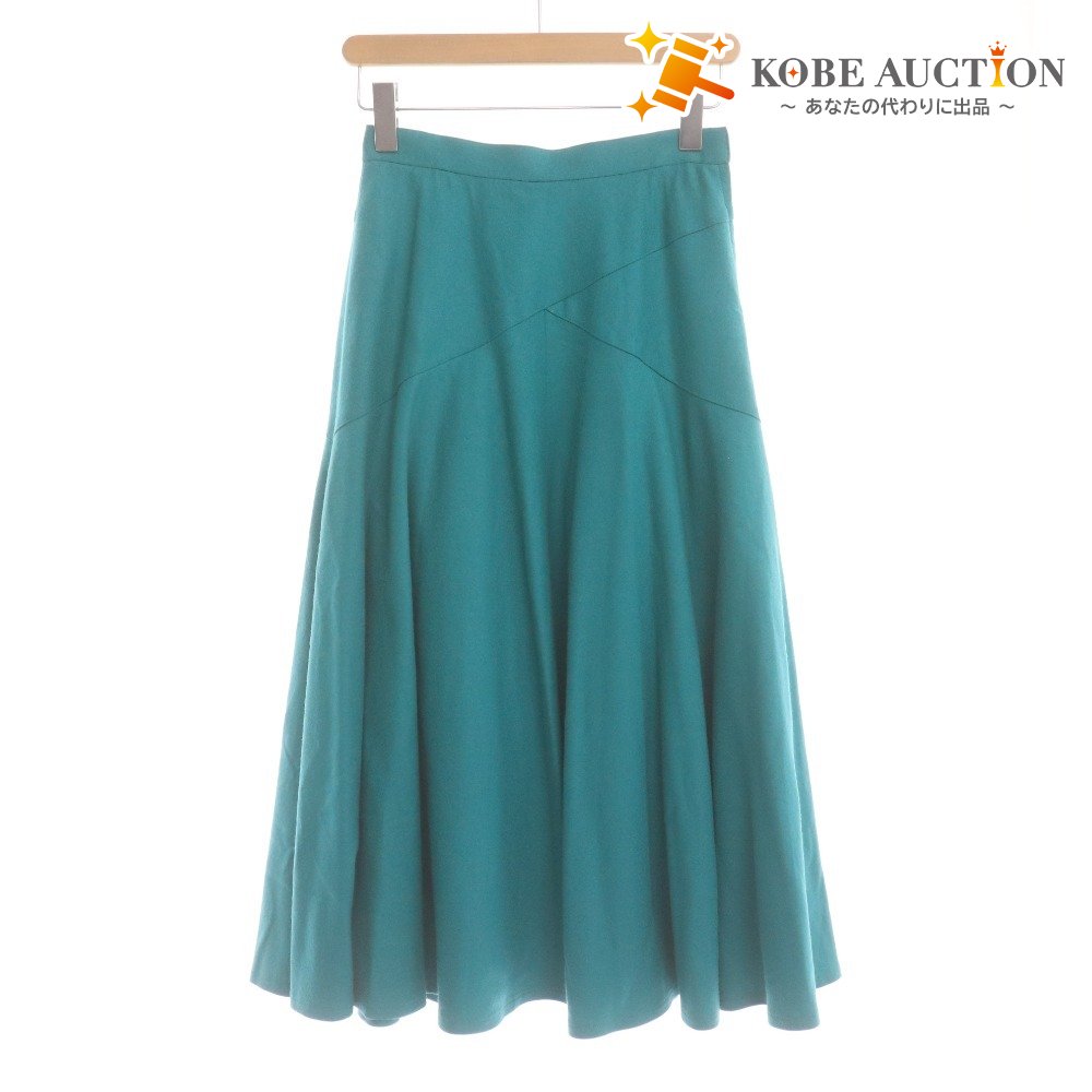 ■ Christian Dior Skirt Bottoms Long A-Line Women's M Green