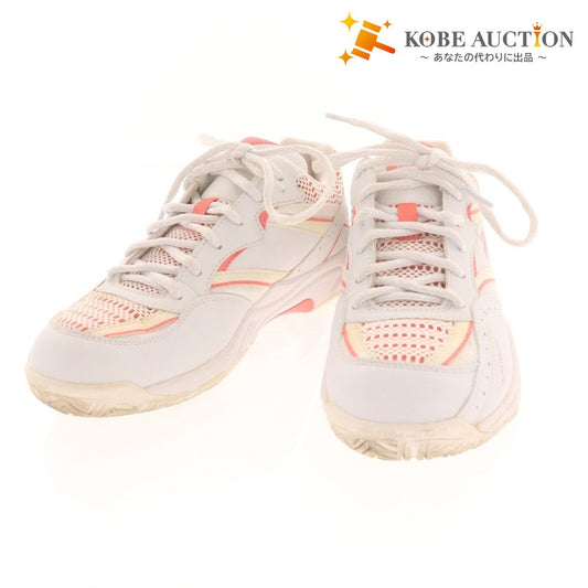 ■ ヨネックス テニスシューズ SHT-214L 靴 レディース 24cm ホワイト ピンク 箱付き