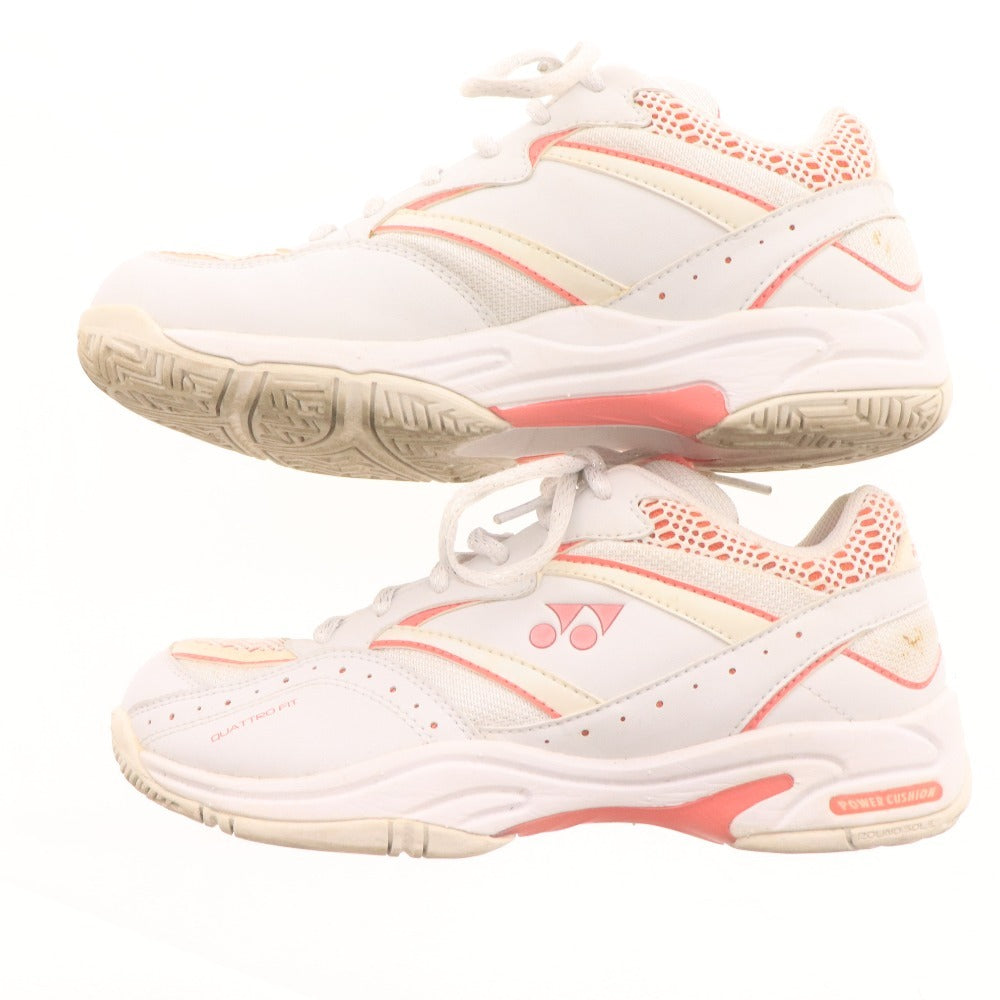 ■ ヨネックス テニスシューズ SHT-214L 靴 レディース 24cm ホワイト ピンク 箱付き