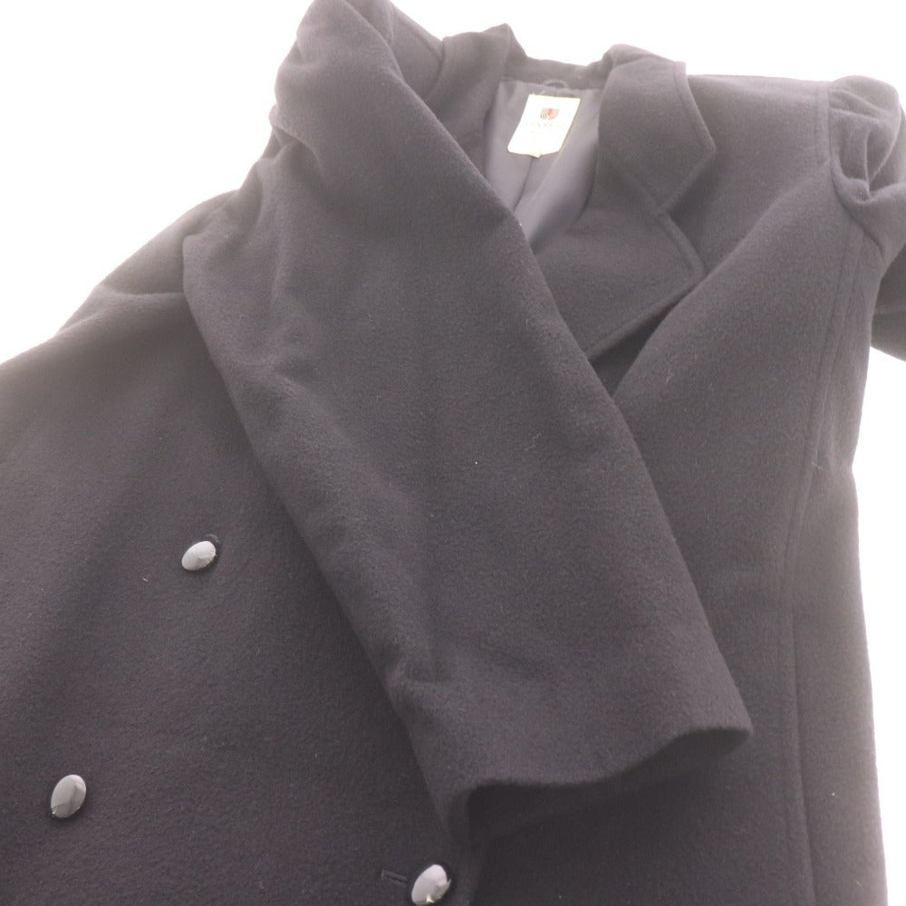 ■ ウンガロ コート アウター ロング レディース 9 ブラック