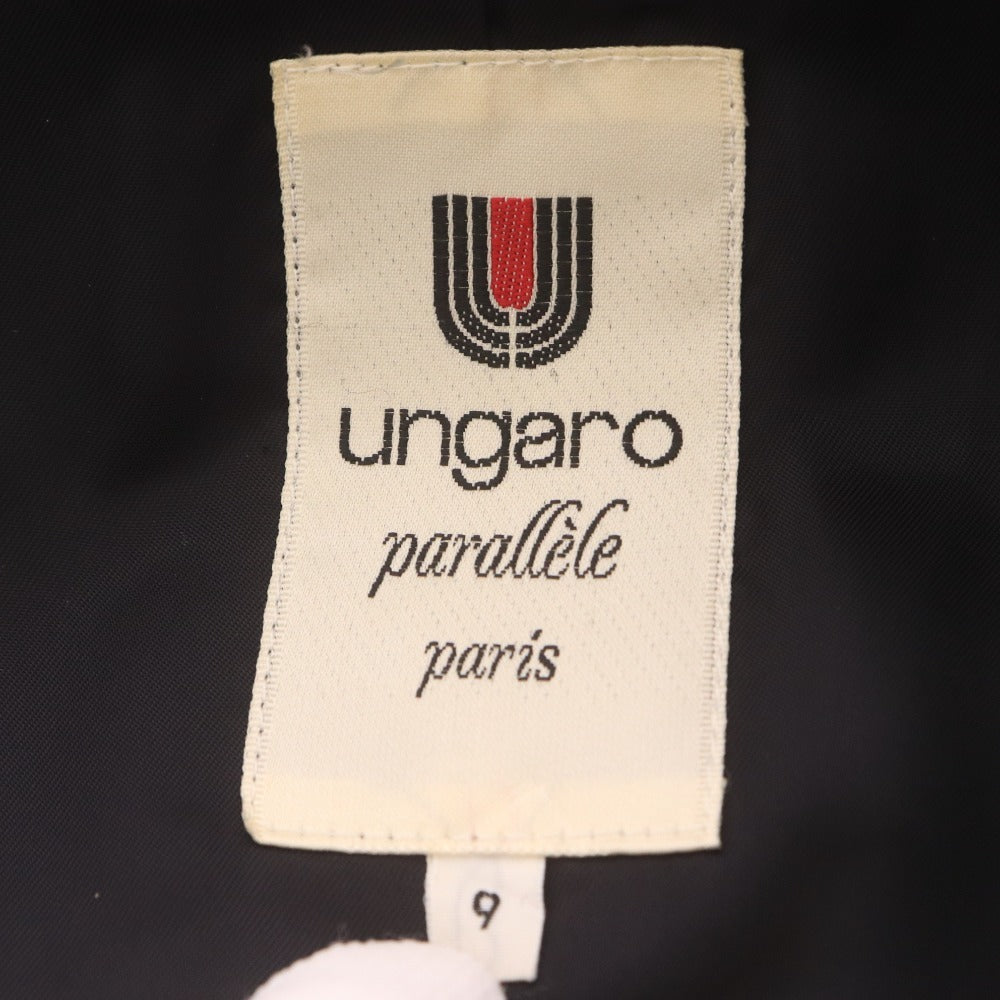 ■ ウンガロ コート アウター ロング レディース 9 ブラック