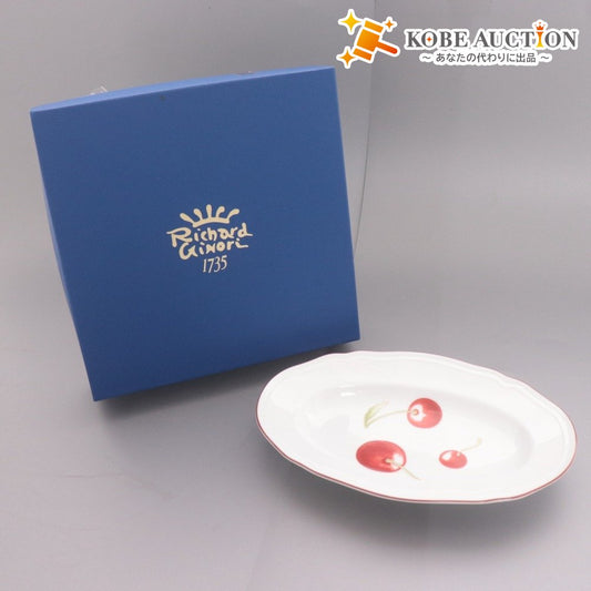■ リチャードジノリ オーバル 皿 食器 チェリー 箱付き