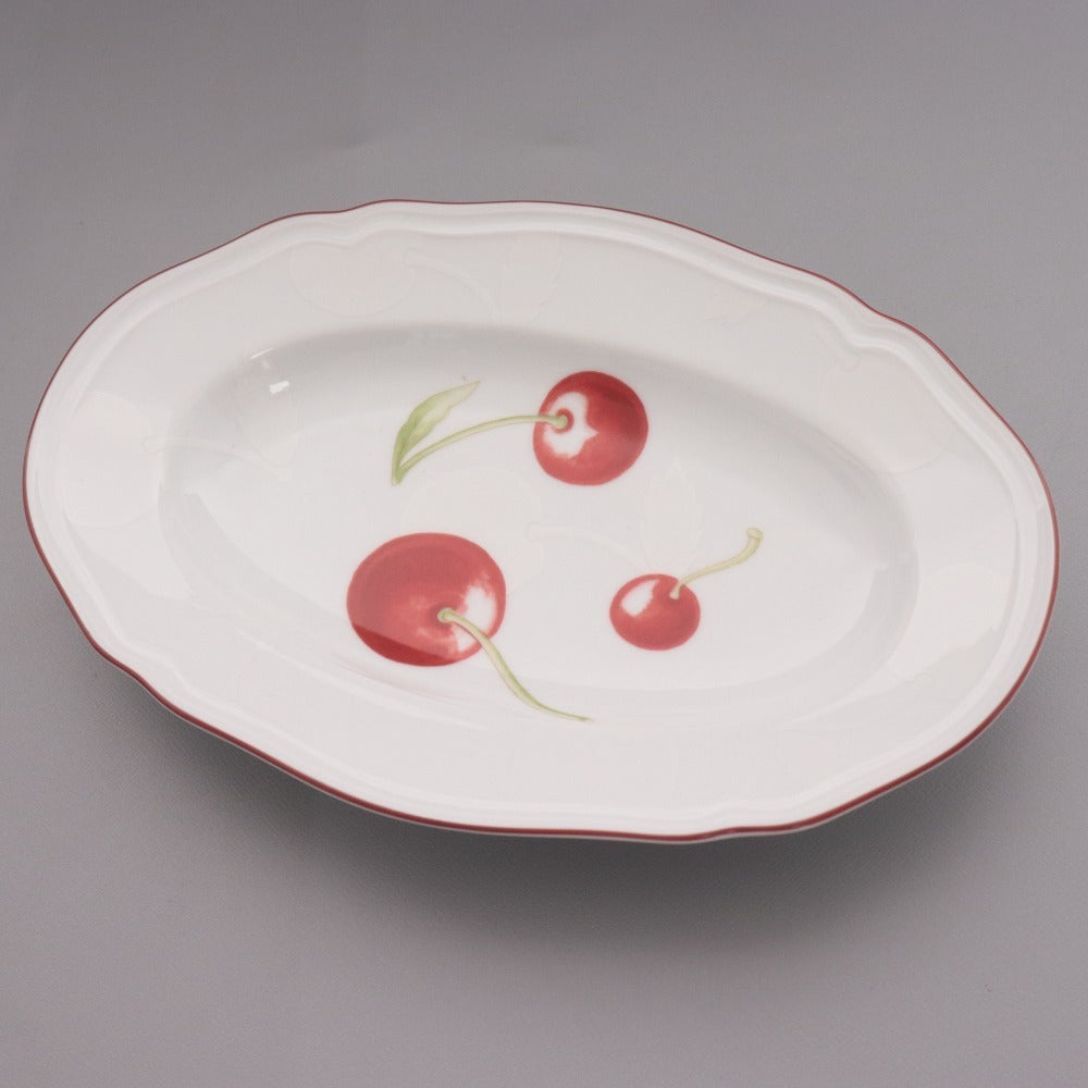 ■ リチャードジノリ オーバル 皿 食器 チェリー 箱付き