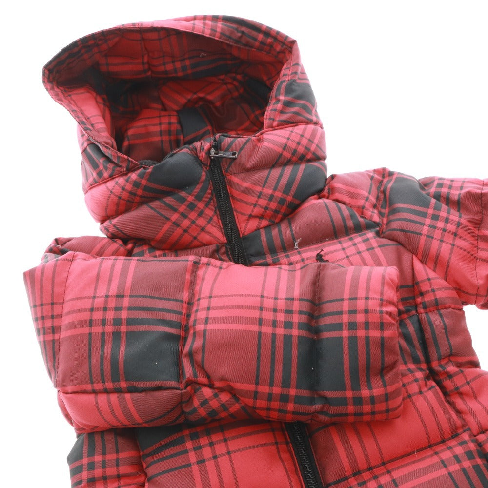 ■ Ralph Lauren Down Jacket, Long Sleeve, Check Pattern, Kids, Girls, Boys, Size 100/56, 3/3T, Red