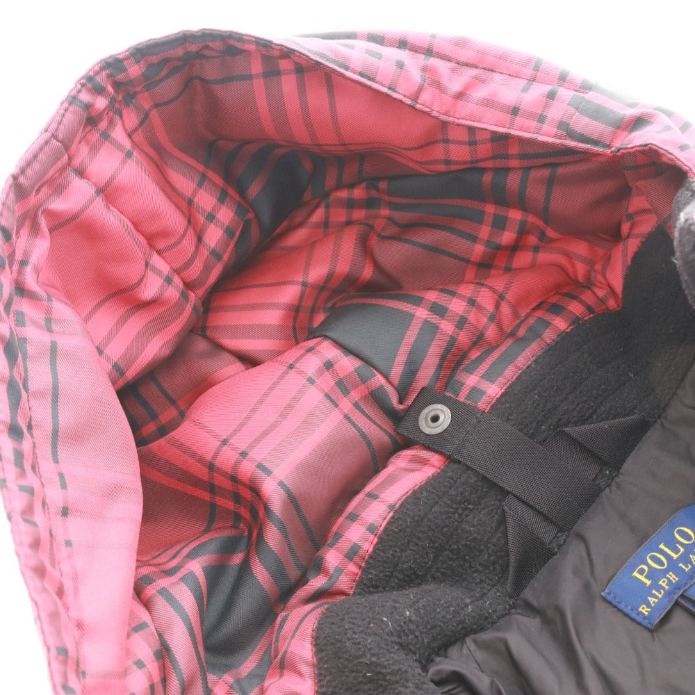 ■ Ralph Lauren Down Jacket, Long Sleeve, Check Pattern, Kids, Girls, Boys, Size 100/56, 3/3T, Red