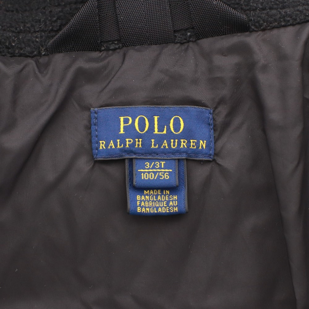 ■ Ralph Lauren Down Jacket, Long Sleeve, Check Pattern, Kids, Girls, Boys, Size 100/56, 3/3T, Red