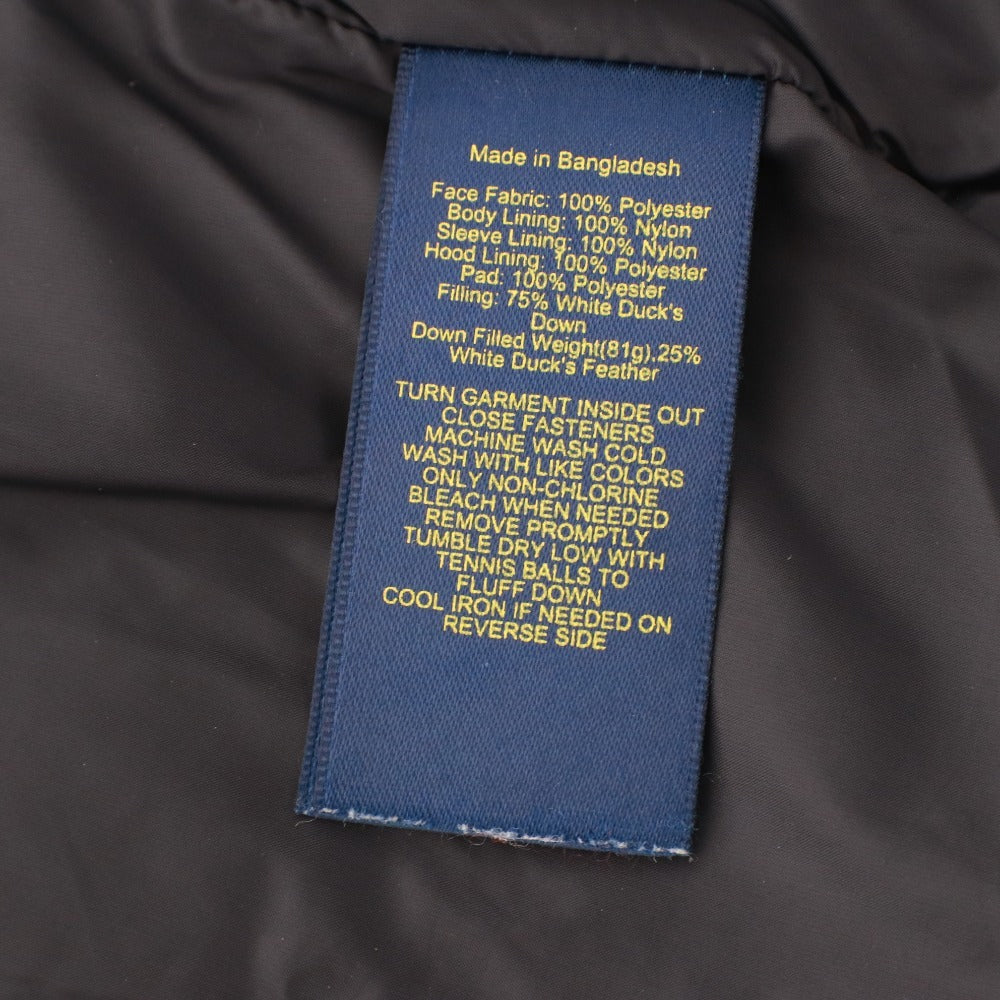 ■ Ralph Lauren Down Jacket, Long Sleeve, Check Pattern, Kids, Girls, Boys, Size 100/56, 3/3T, Red