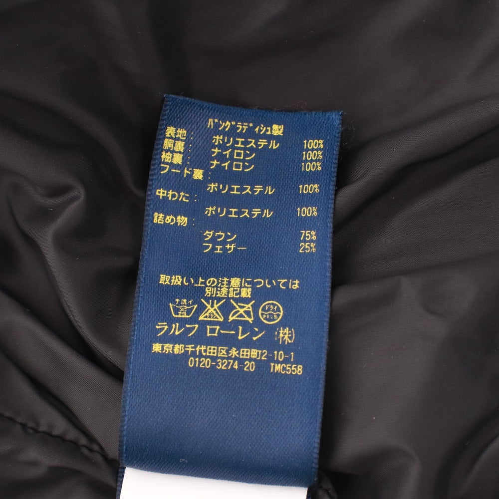 ■ Ralph Lauren Down Jacket, Long Sleeve, Check Pattern, Kids, Girls, Boys, Size 100/56, 3/3T, Red