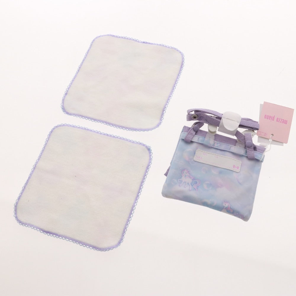 ■ メゾピアノ mezzo piano ポーチ ハンカチ 3点セット まとめ売り 移動ポケット キッズ ジュニア ガールズ 一部タグ付き 未使用