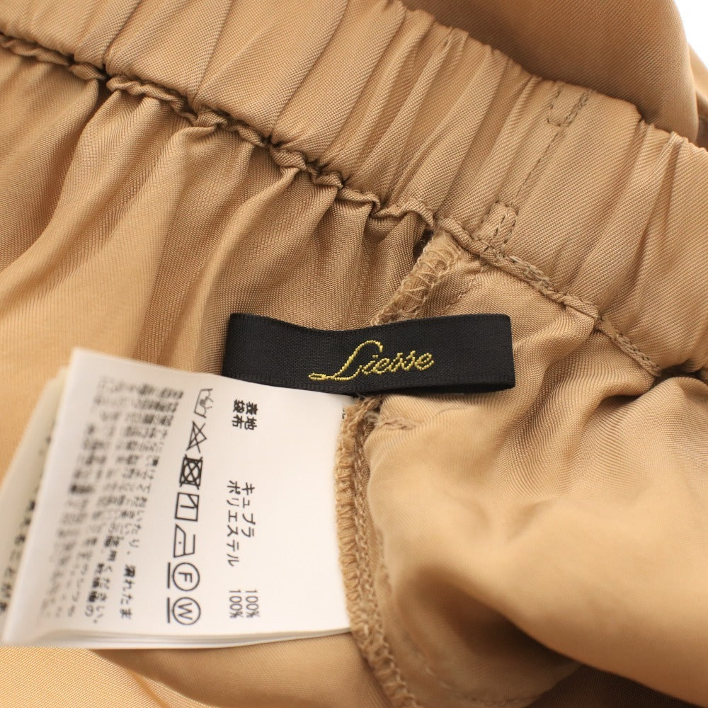 ■ Liesse リエス パンツ A0148FP 224 ボトムス ポケット レディース ライトブラウン