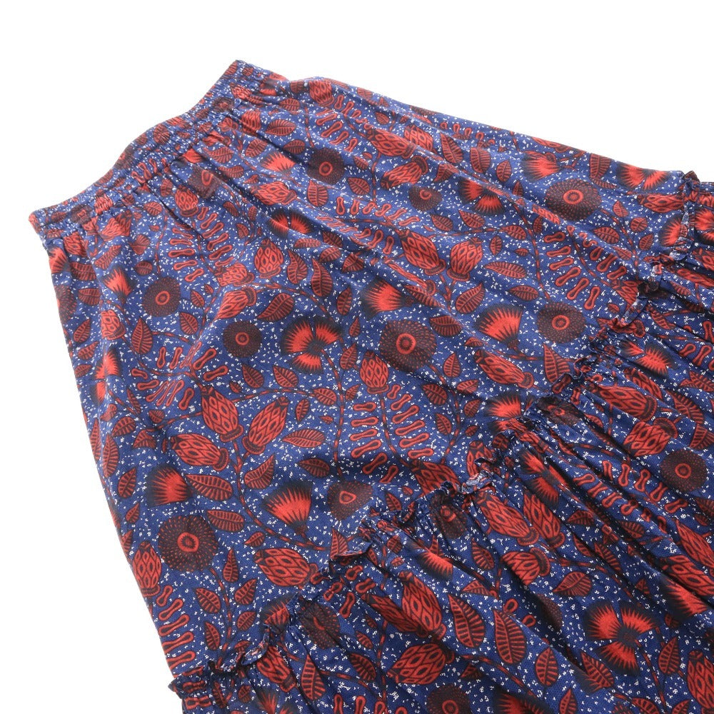 ■ JOURNAL STANDARD relume ジャーナルスタンダード レリューム スカート ボトムス 総柄 レディース F ネイビー レッド