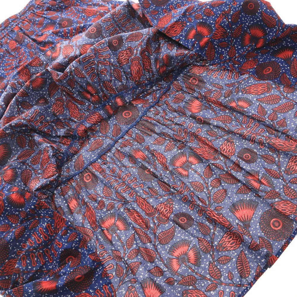 ■ JOURNAL STANDARD relume ジャーナルスタンダード レリューム スカート ボトムス 総柄 レディース F ネイビー レッド