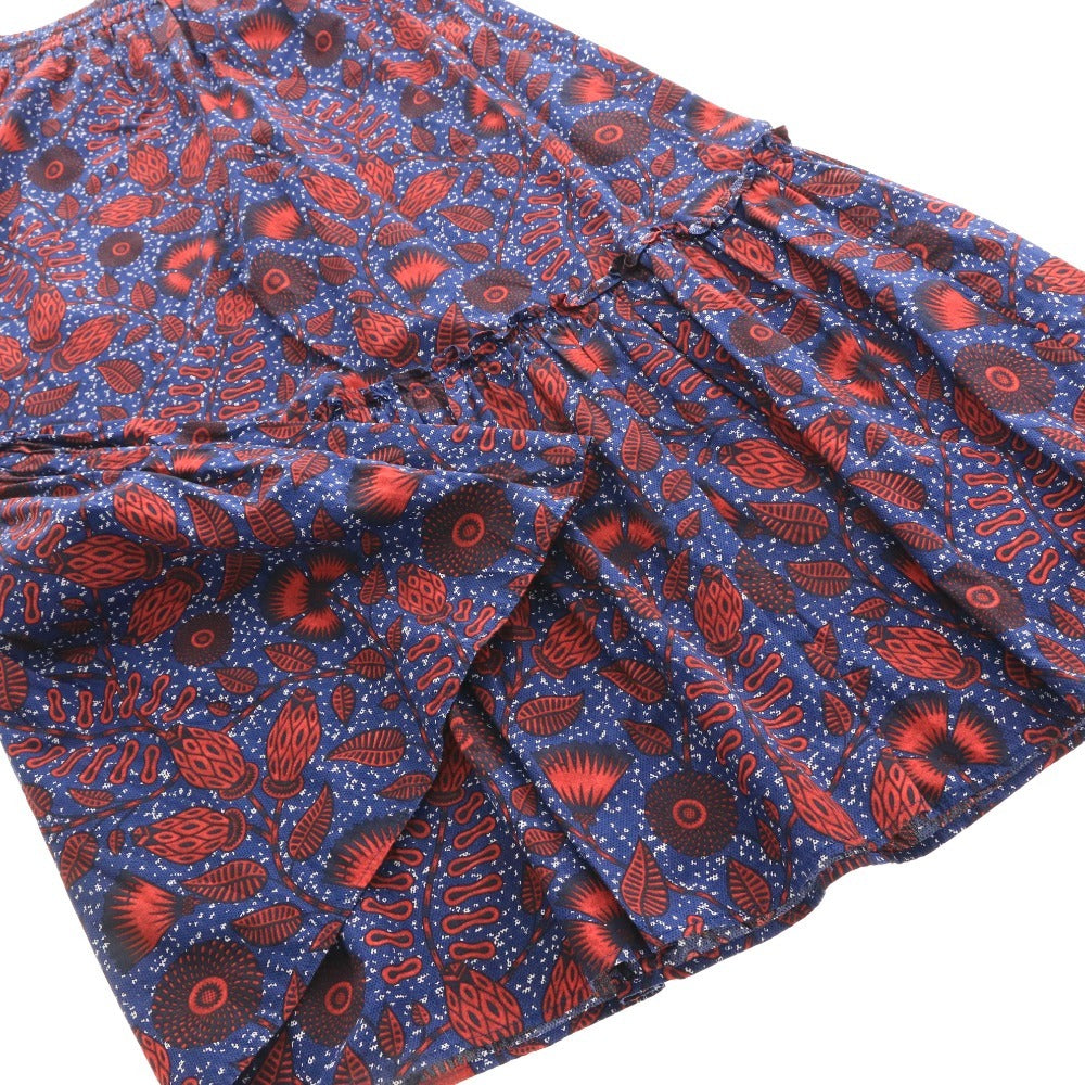 ■ JOURNAL STANDARD relume ジャーナルスタンダード レリューム スカート ボトムス 総柄 レディース F ネイビー レッド