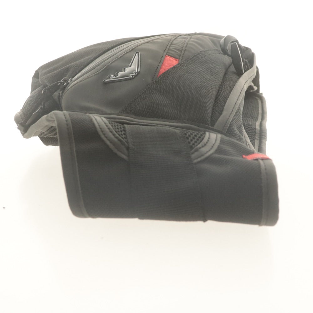 ■ KUSHITANI K-3603 One Shoulder Bag, approx. 3.9L, Motorcycle Gear, Men's, Women's, with Rain Cover, Black