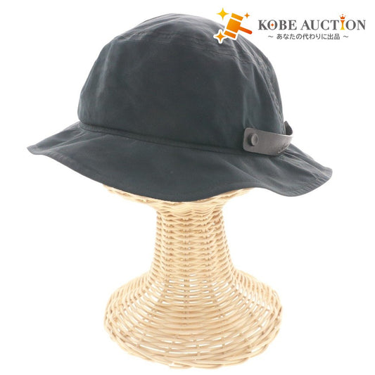 ■ ボルサリーノ ハット 帽子 ロゴ メンズ 59 ブラック