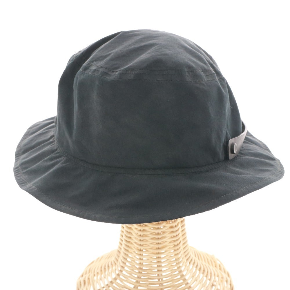 ■ ボルサリーノ ハット 帽子 ロゴ メンズ 59 ブラック