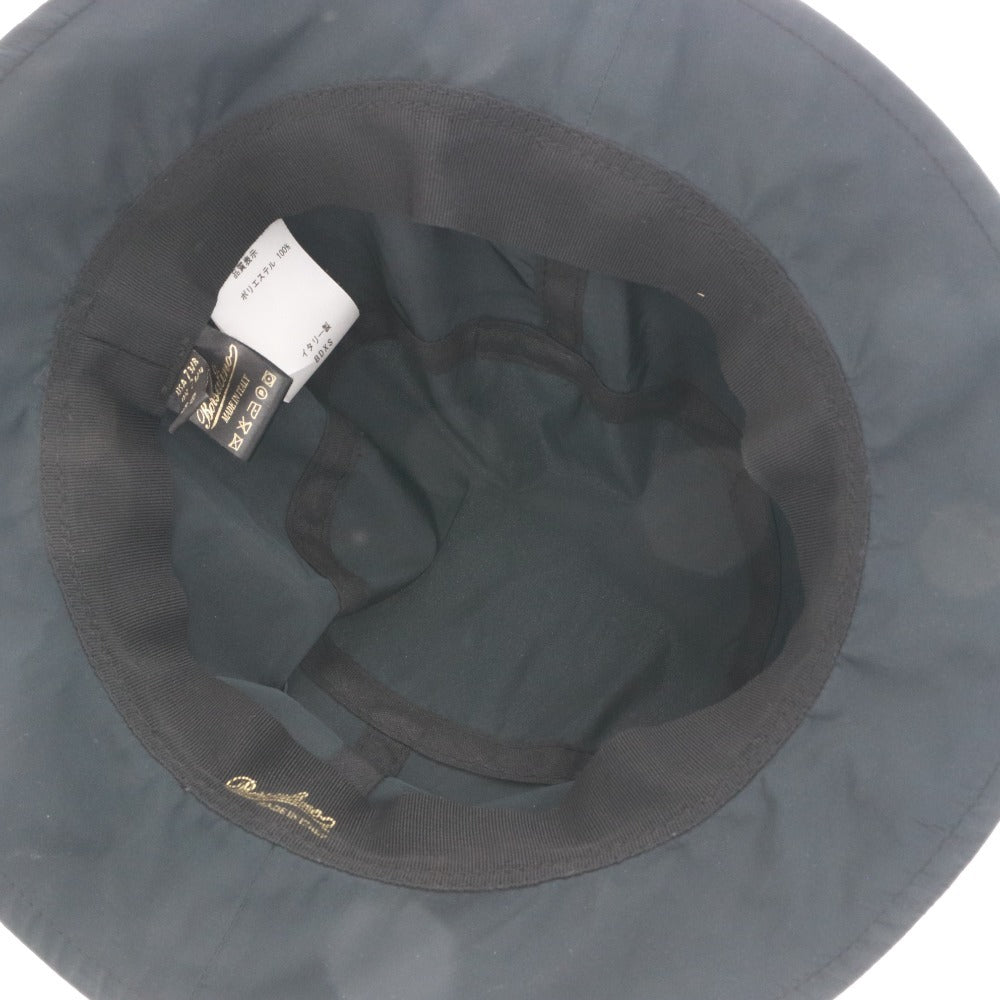 ■ ボルサリーノ ハット 帽子 ロゴ メンズ 59 ブラック