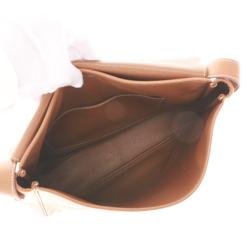 ■ Hermès Christine Shoulder Bag, Brown, Men's/Women's, with Pouch