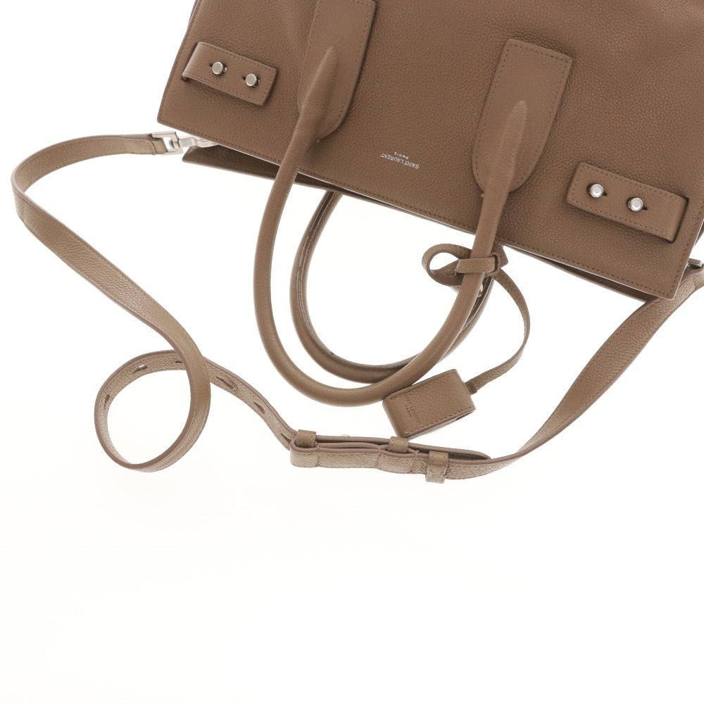 ■ Saint Laurent Sac de Jour Tote Bag, Shoulder Bag, 2-Way, Women's, Brown