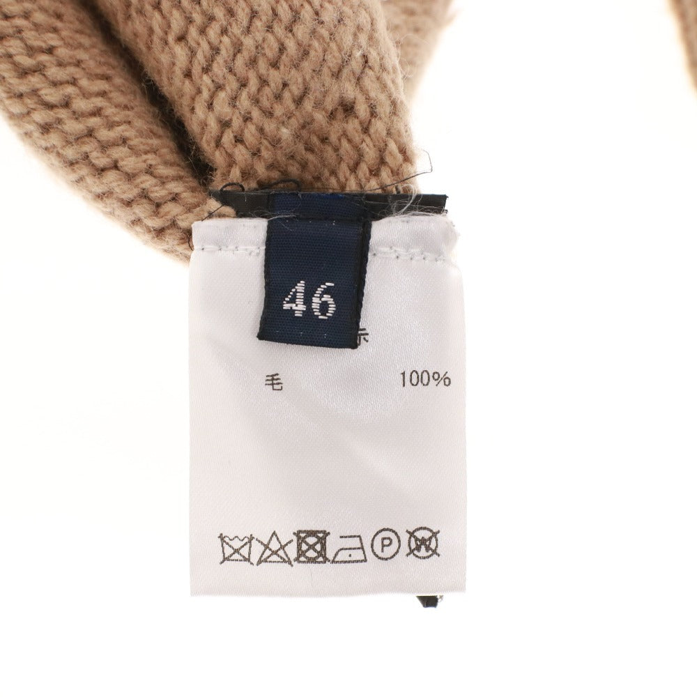 ■ ドルモア ニット トップス ハイネック フェアアイル柄 メンズ 46 (M相当) ブラウン系