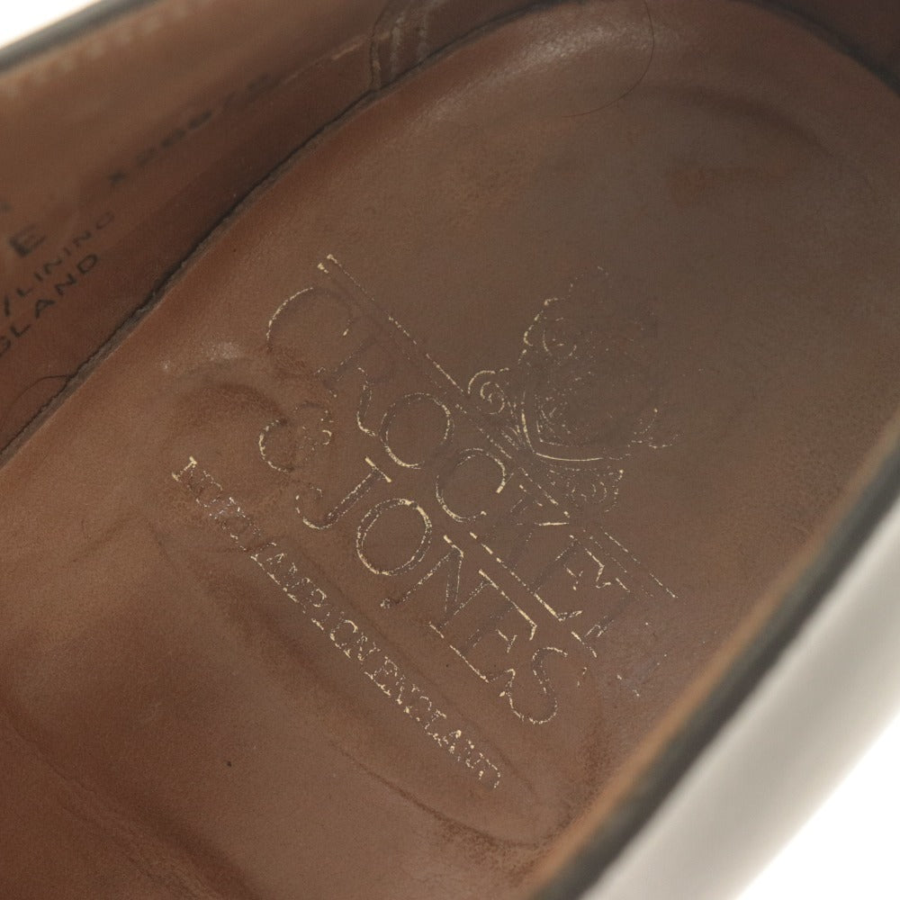 ■ CROCKETT&JONES Dress shoes Monxton Single Monk Leather Men's 6 1/2 (approx. 25cm) Black