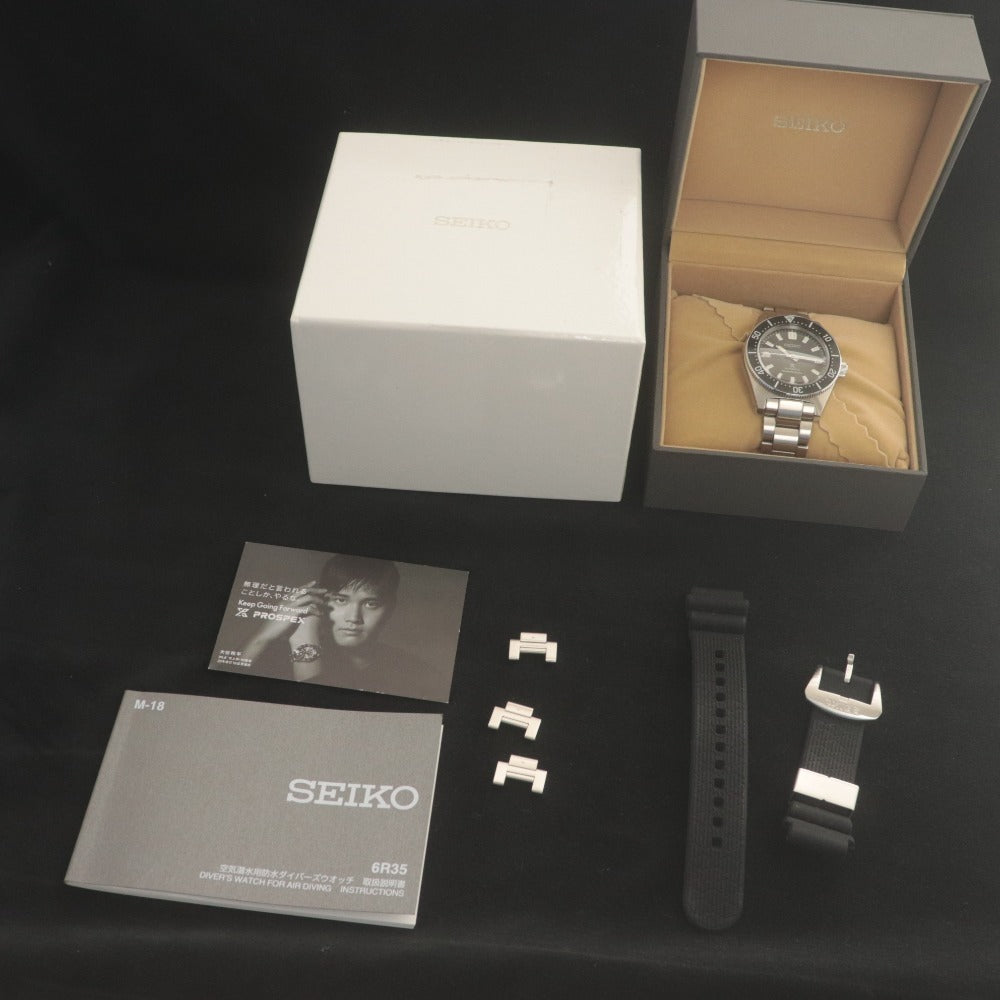 ■ SEIKO SBDC101 6R35-00P0 Prospex First Diver Current Design Automatic Winding 165g Men's Silver with Accessories